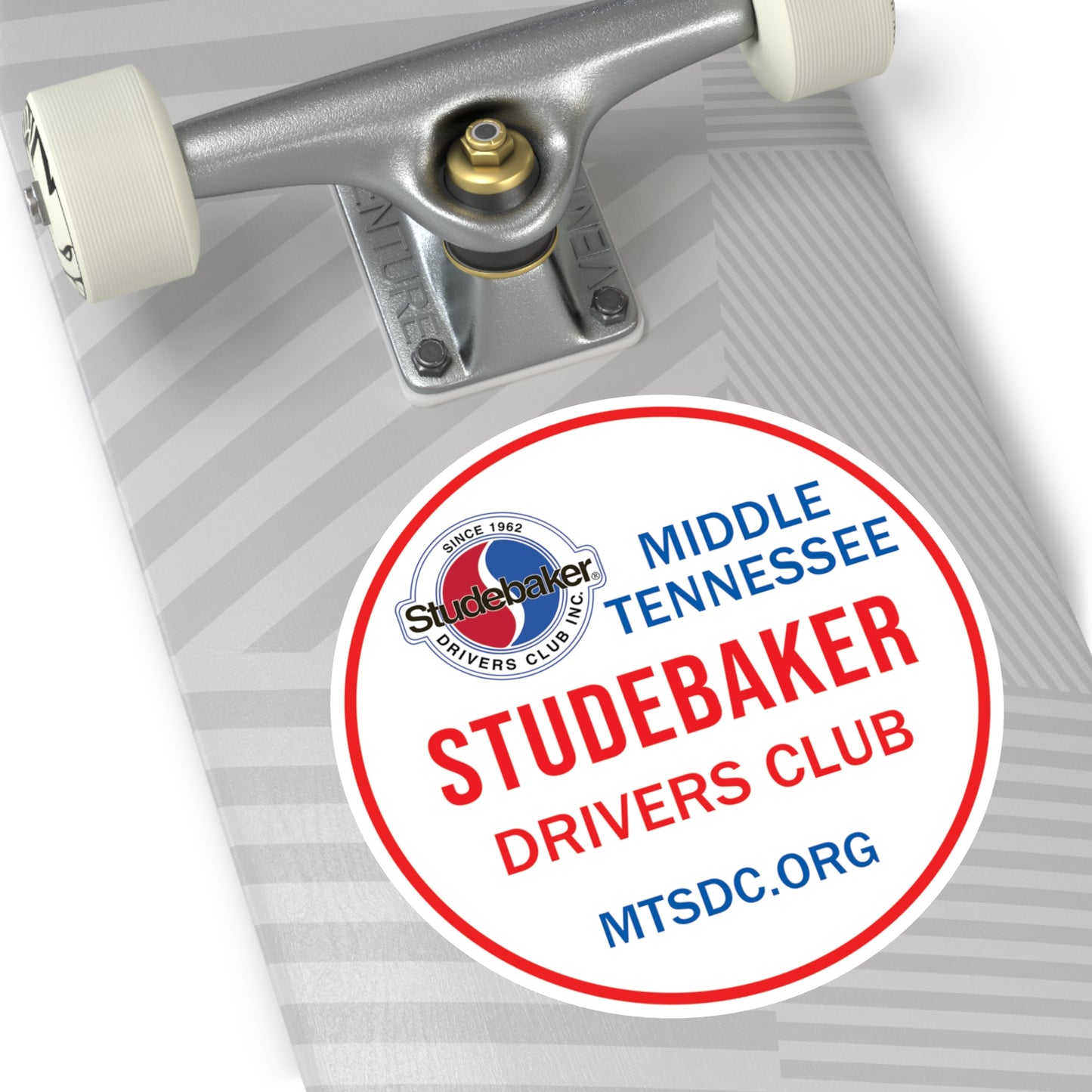 Middle Tennessee Studebaker Drivers Club Chapter Vinyl Sticker — Great for Windshields!