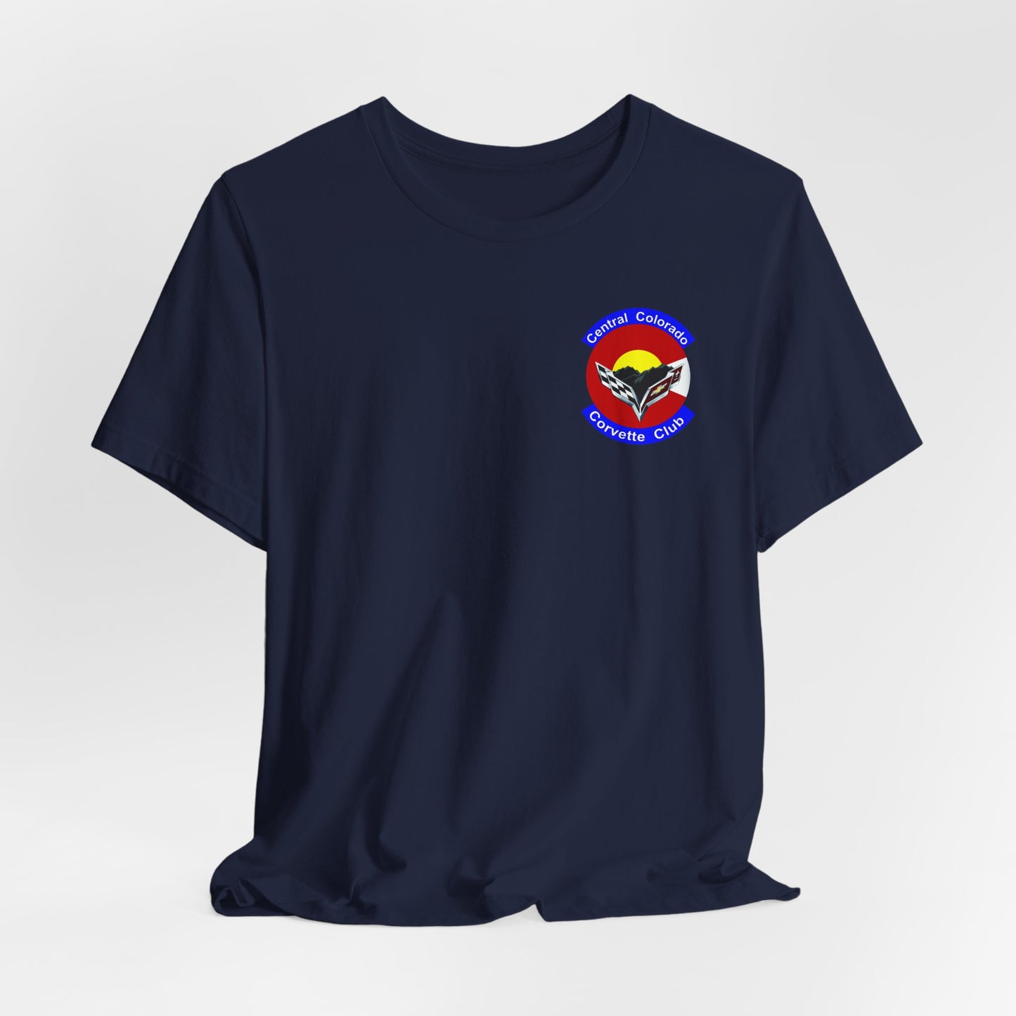 Central Colorado Corvette Club T‑Shirt — Front and Back Logos