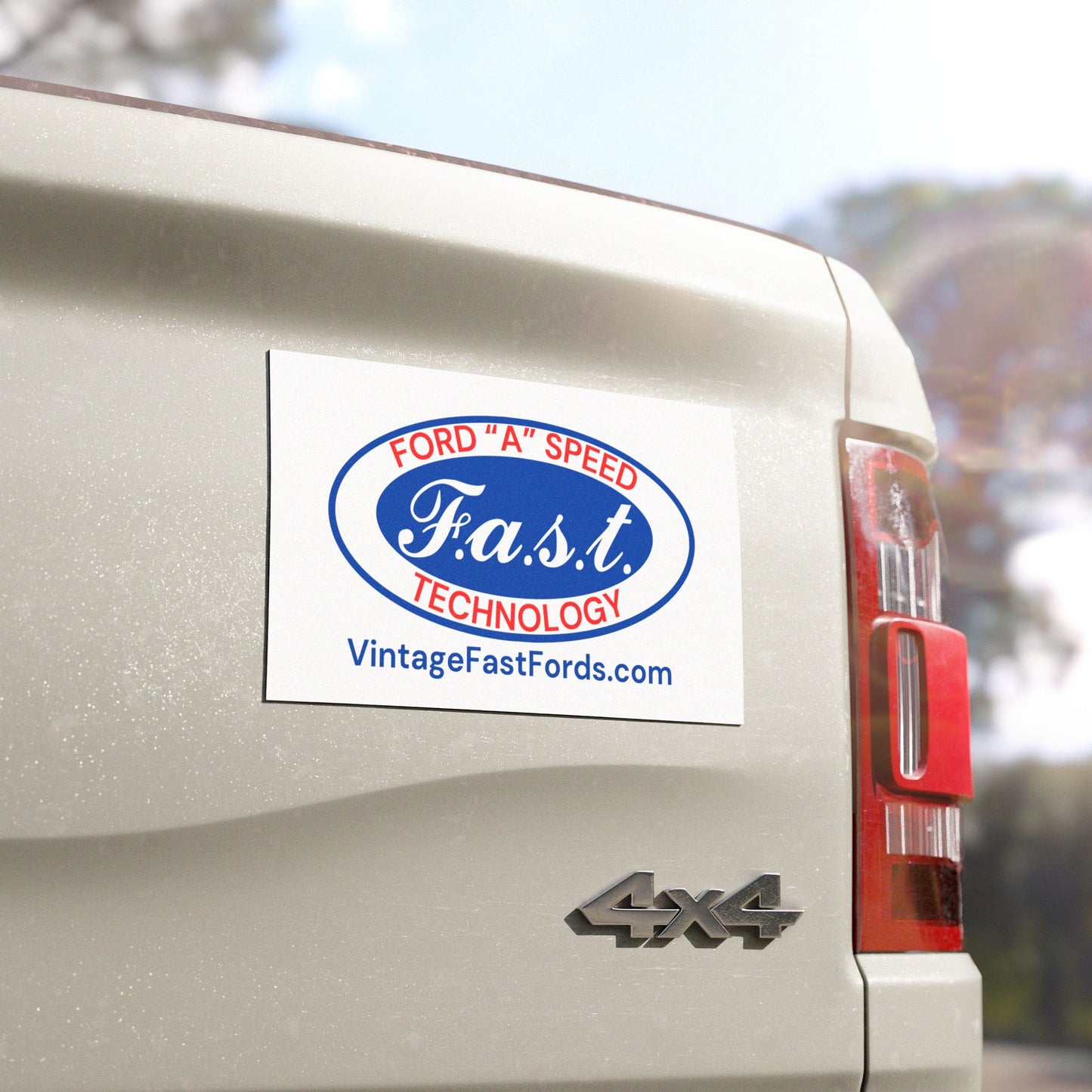 F.a.s.t. Ford "A" Speed Technology Car Magnet - Great for the back of your car trailer!