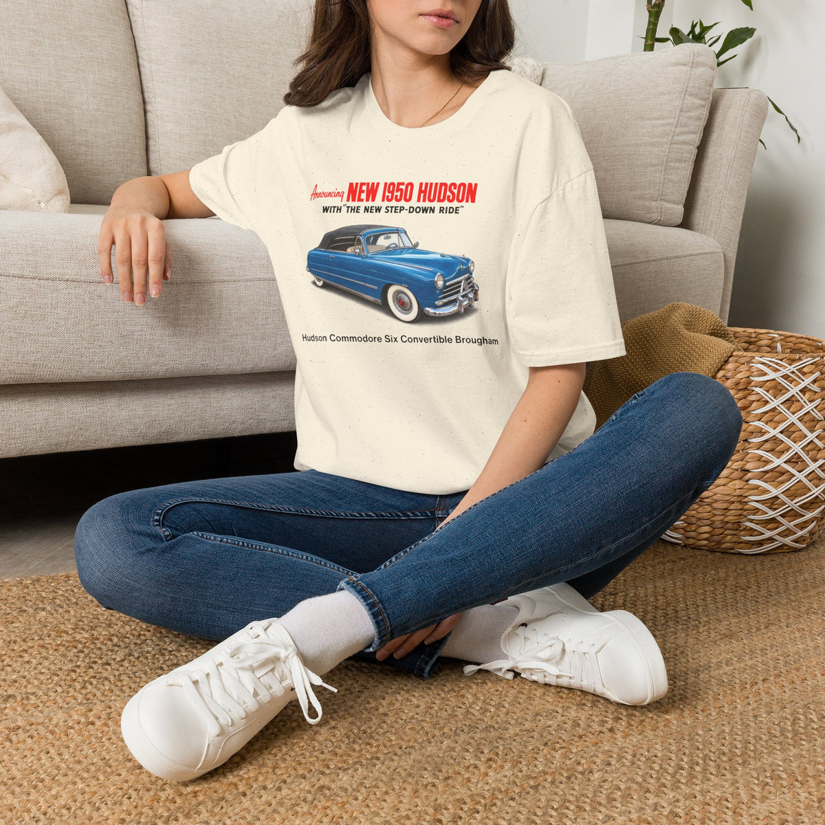 1950 Hudson Commodore Six Convertible Brougham Tee – Unisex Softstyle T-Shirt
