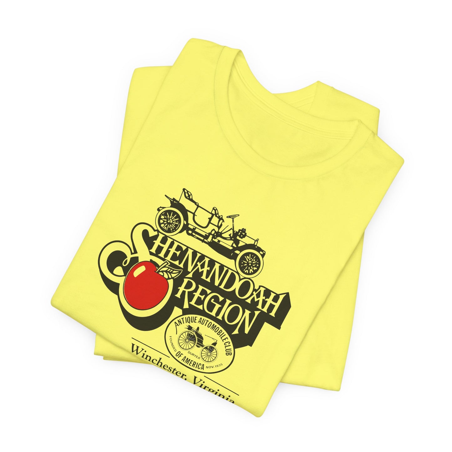 Shenandoah Region AACA Winchester VA Tee — Large Front Logo