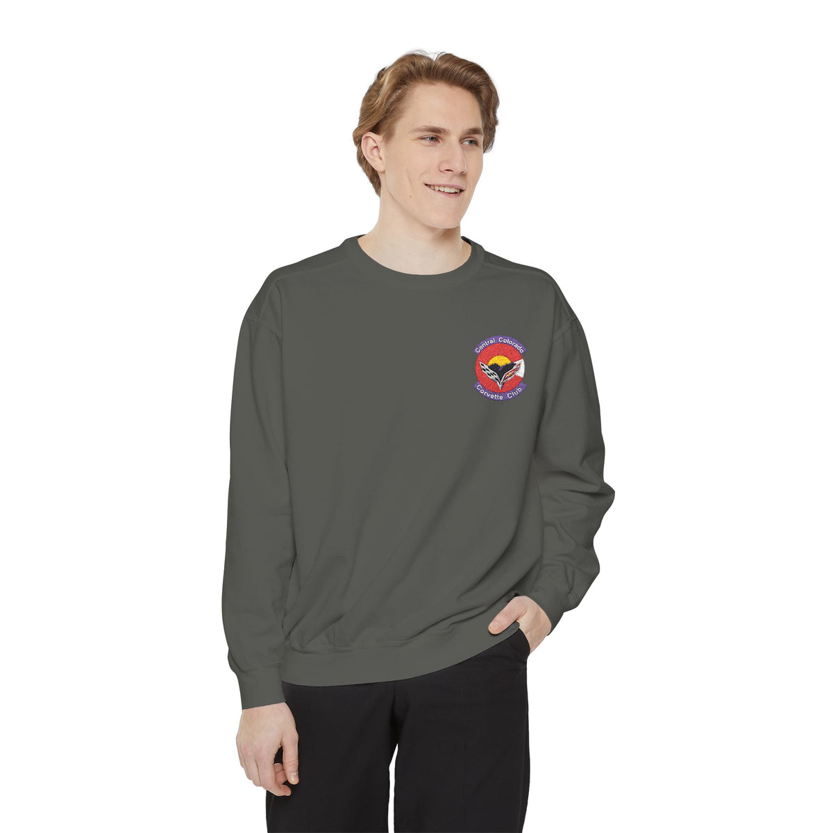 Central Colorado Corvette Club Embroidered Sweatshirt