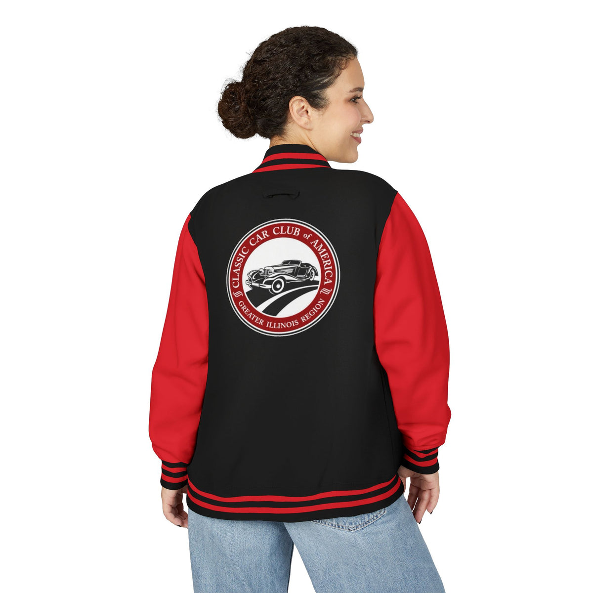 Classic Car Club of America Greater Illinois Region Letterman Jacket - Front and Back Logos