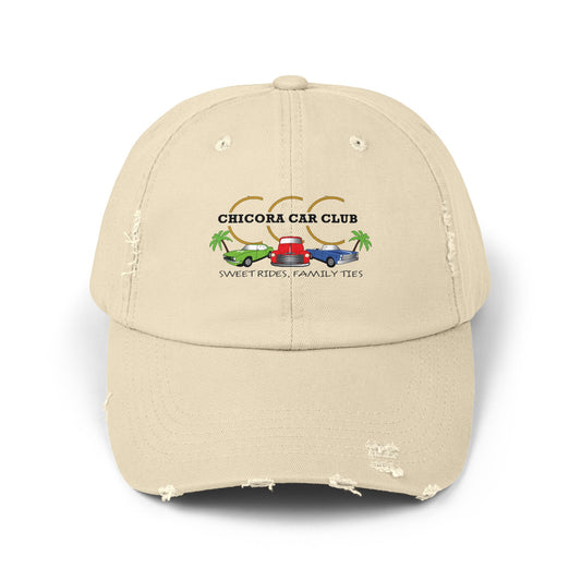 Chicora Car Club AACA Distressed Cap for Car Enthusiasts, Vintage Baseball Hat, Summer Accessory, Gift for Him/Her, Road Trip Essential