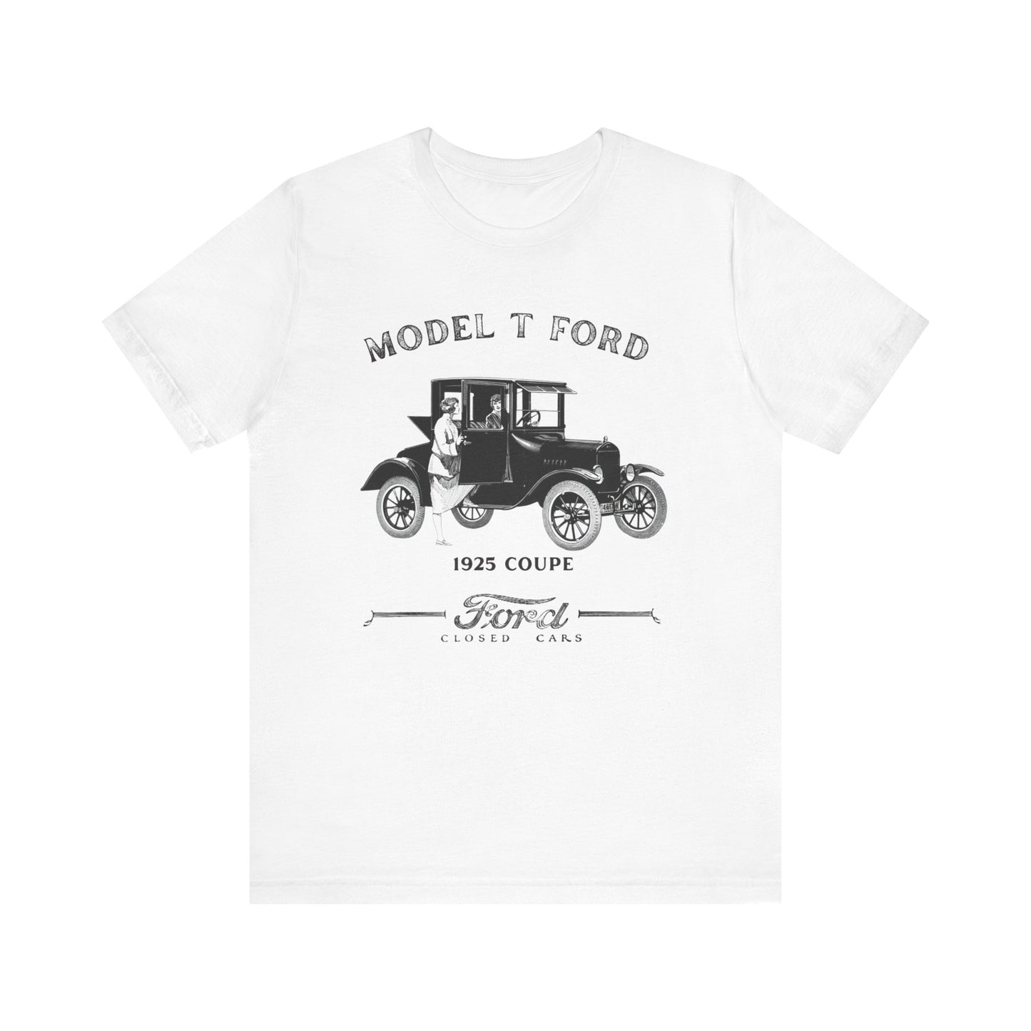 1925 Model T Ford Coupe - Classic Car Unisex Jersey Short Sleeve
