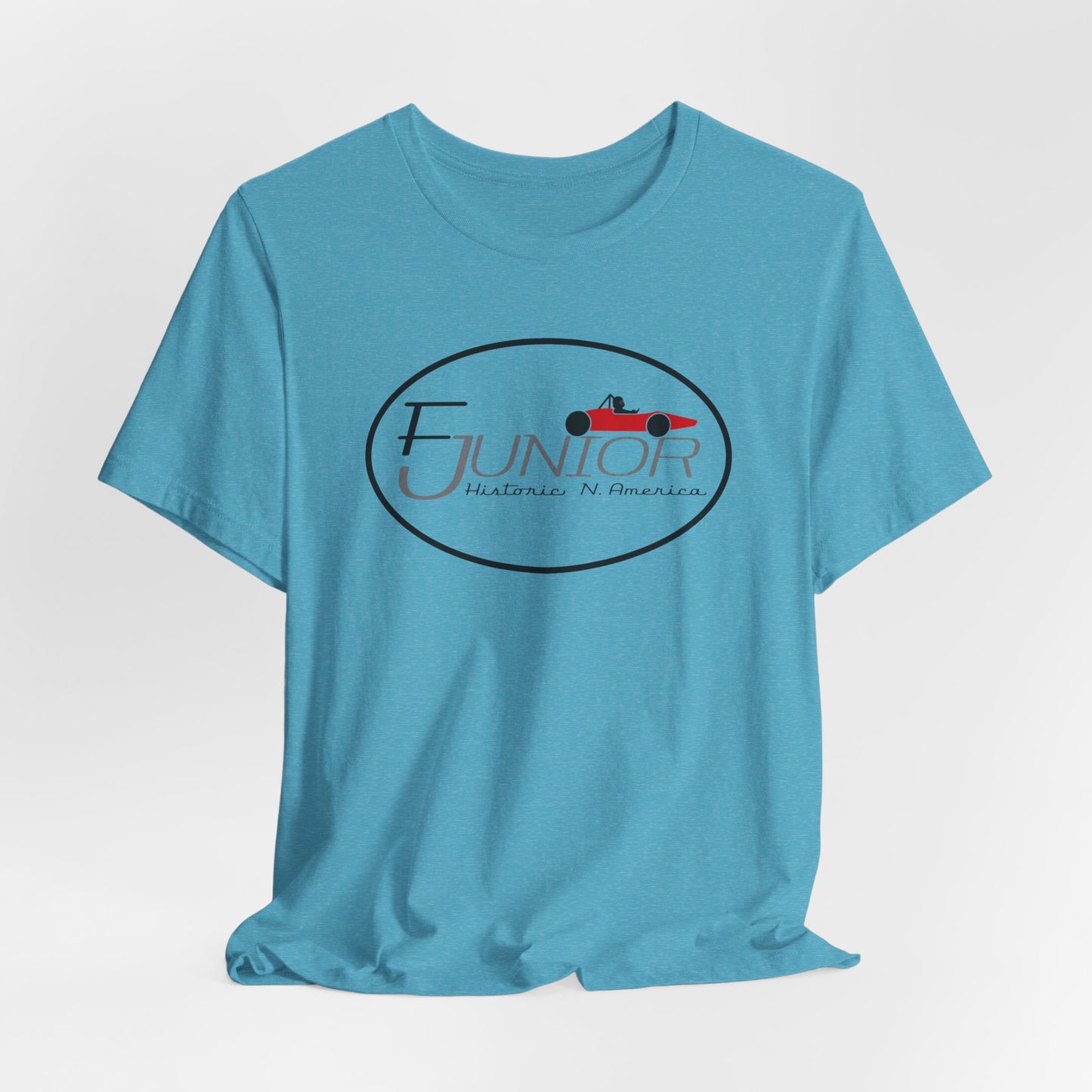 F Junior Historic N. America Racing Logo T-Shirt — Vintage Race Car Graphic Tee