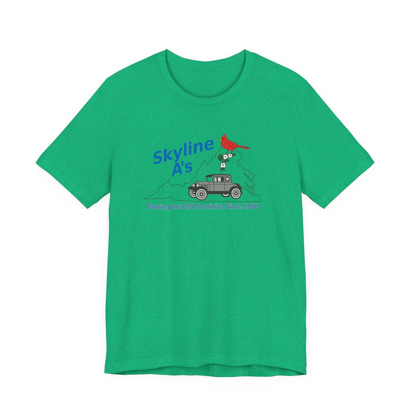 Skyline A's Virginia Roadtrip T-Shirt – "Touring the Old Dominion Since 1960"