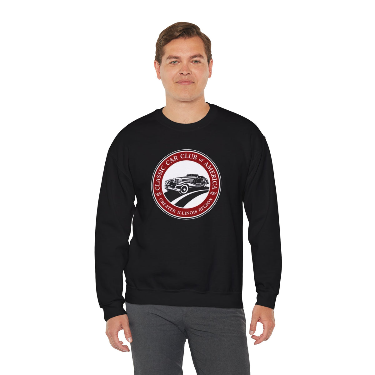 Classic Car Club of America Greater Illinois Region — Unisex Heavy Blend™ Crewneck Sweatshirt