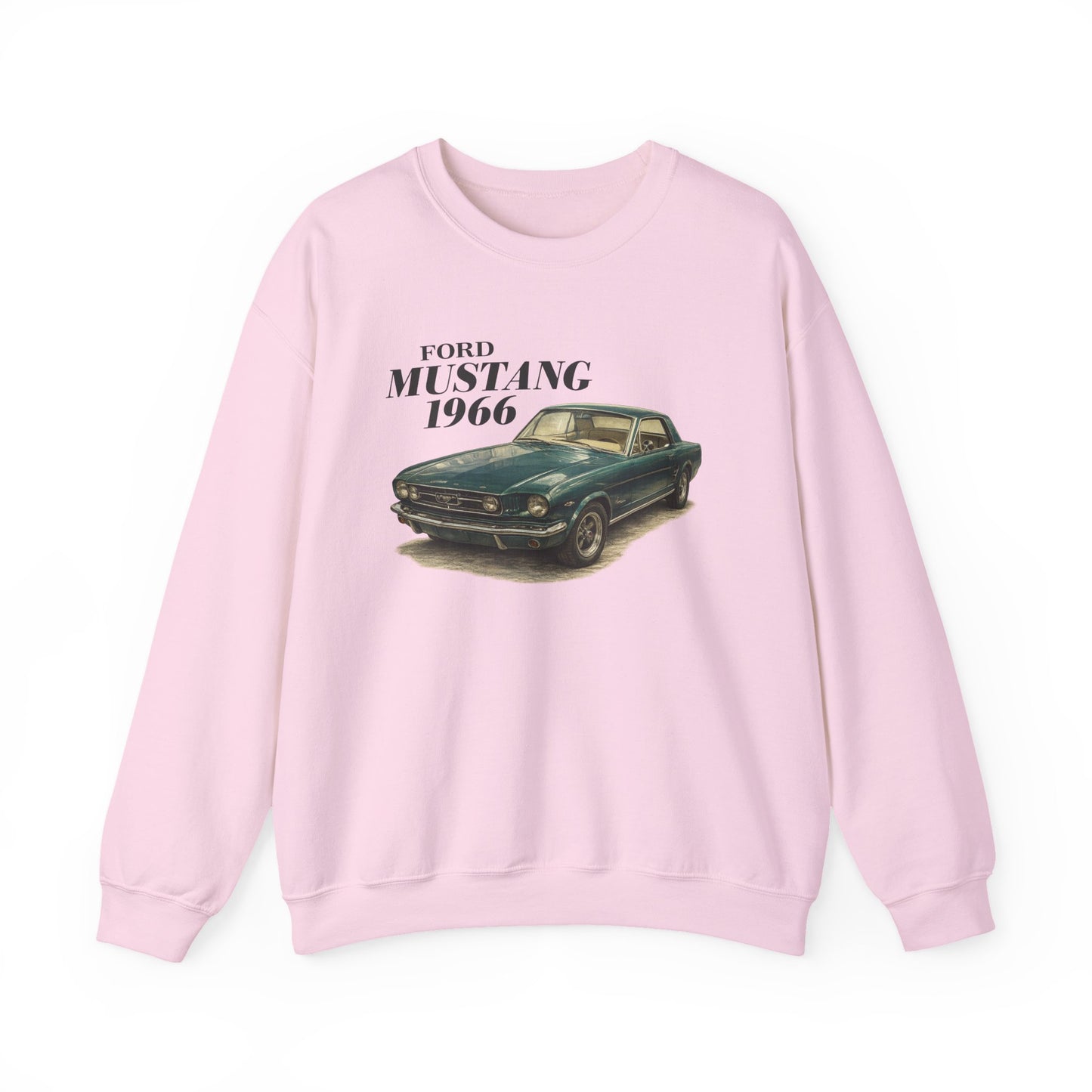 1966 Ford Mustang Sweatshirt — Vintage Classic Car Crewneck (Rick C)