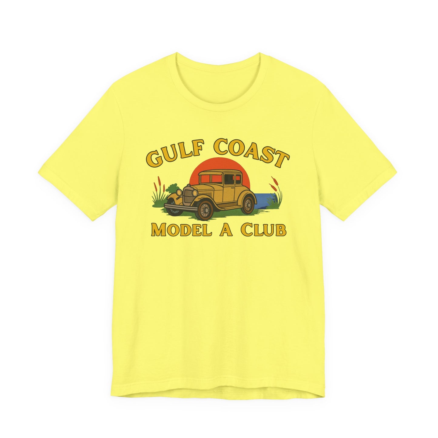 Gulf Coast Model A Club Tee — Vintage Car Graphic T-Shirt