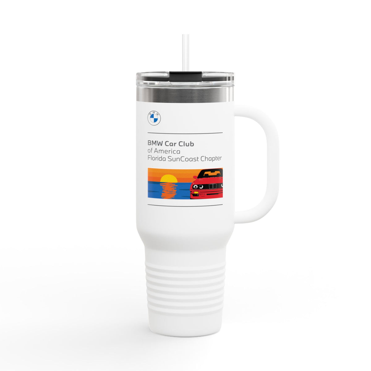 BMW Car Club of America Florida SunCoast Chapter 40 oz. Travel Mug
