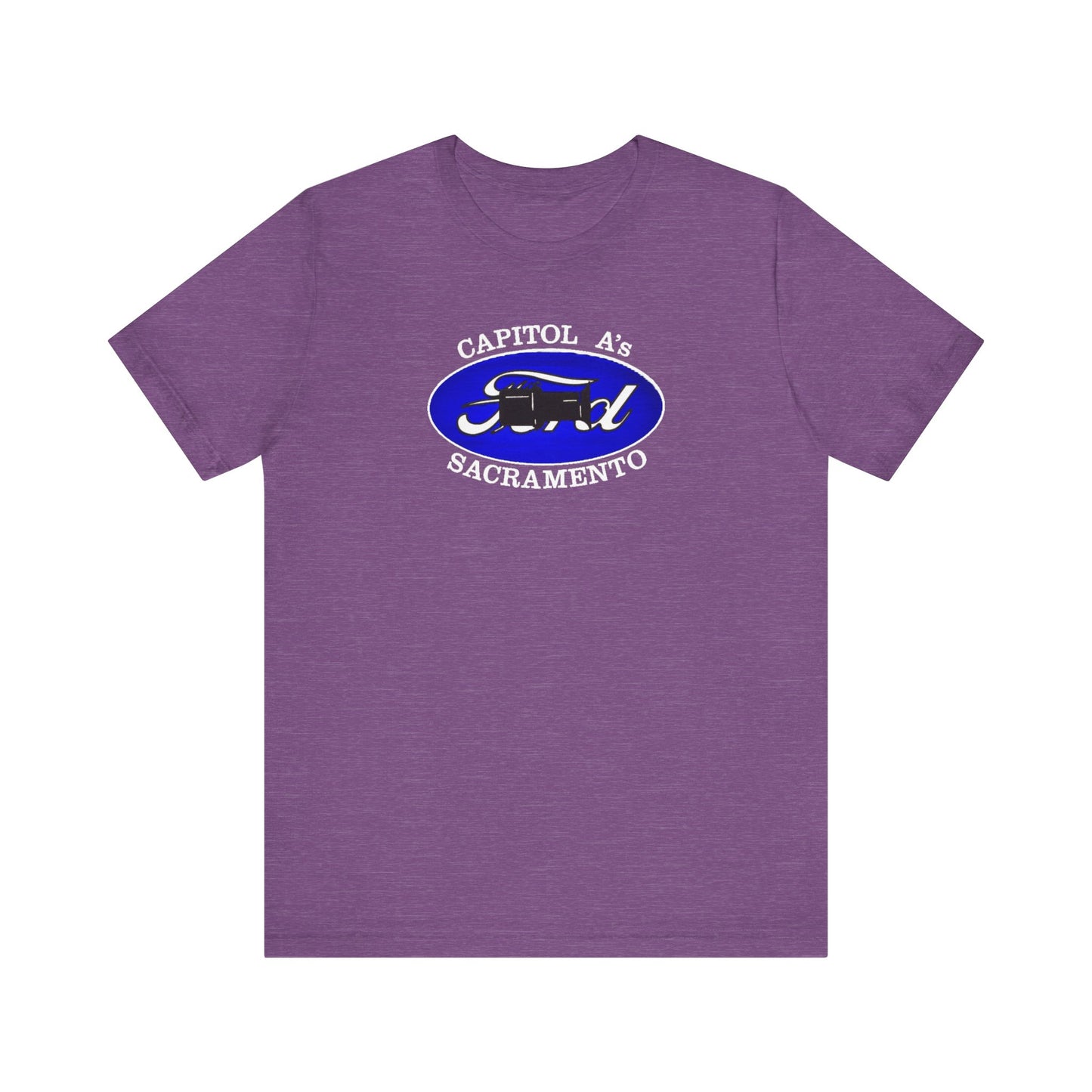 Capitol A's (large front only logo) Unisex Jersey Short Sleeve Tee