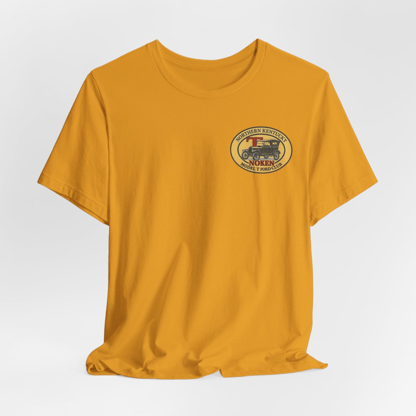 Northern Kentucky NOKEN Vintage Car T-Shirt — Front and Back Logos