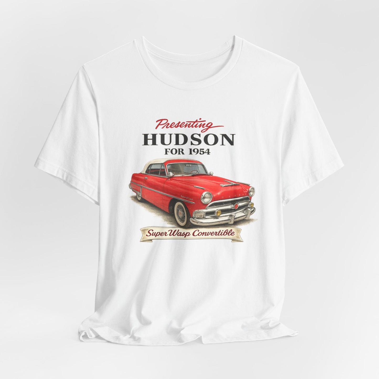 1954 Hudson Super Wasp Convertible Tee — Unisex Jersey Short Sleeve Tee (SFK)