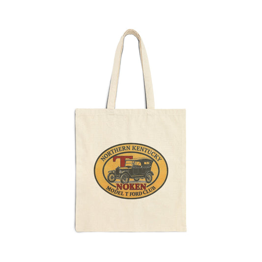 Tote Bag — Northern Kentucky Model T Ford Club Vintage Car Logo Cotton Canvas Tote