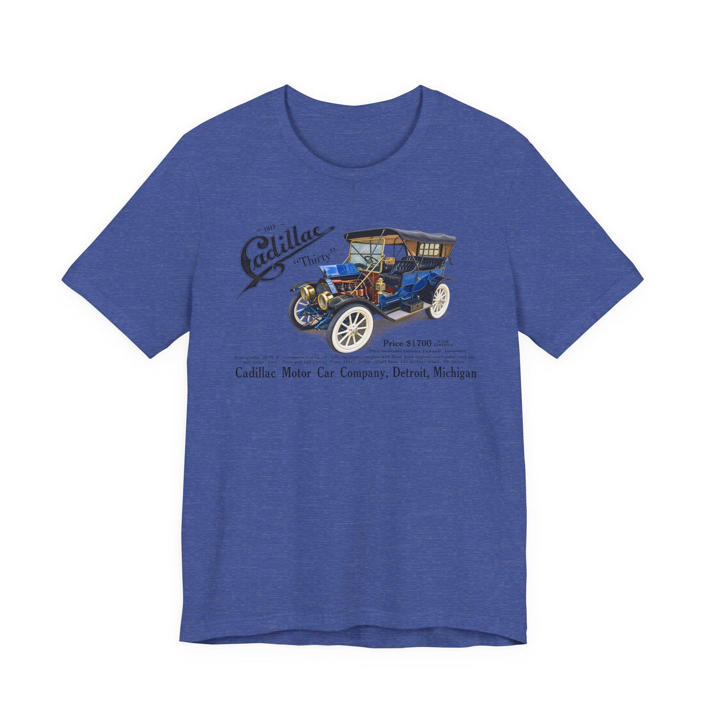 1911 Cadillac Vintage Car Tee – Classic Antique Automobile Graphic Shirt