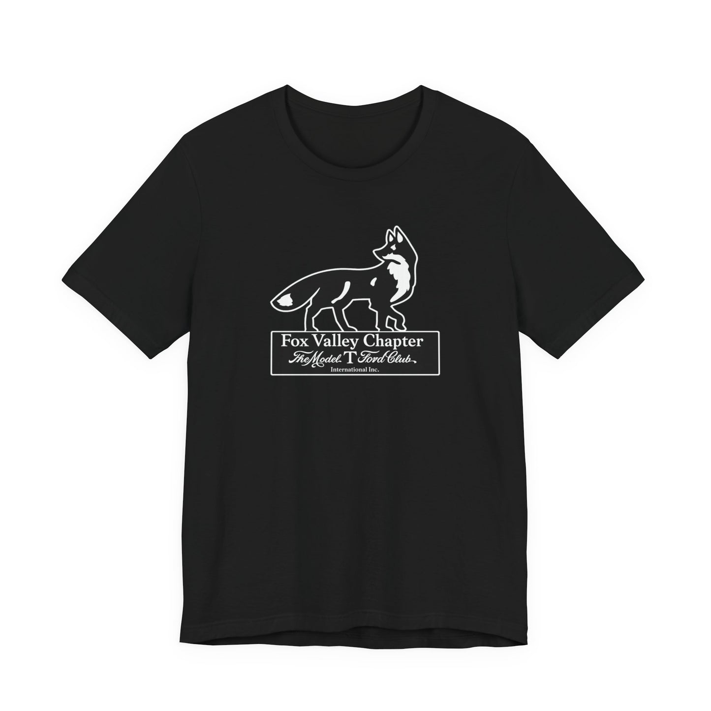 Fox Valley Chapter Model T Ford Club Tee — Vintage Fox Logo Short Sleeve T-Shirt