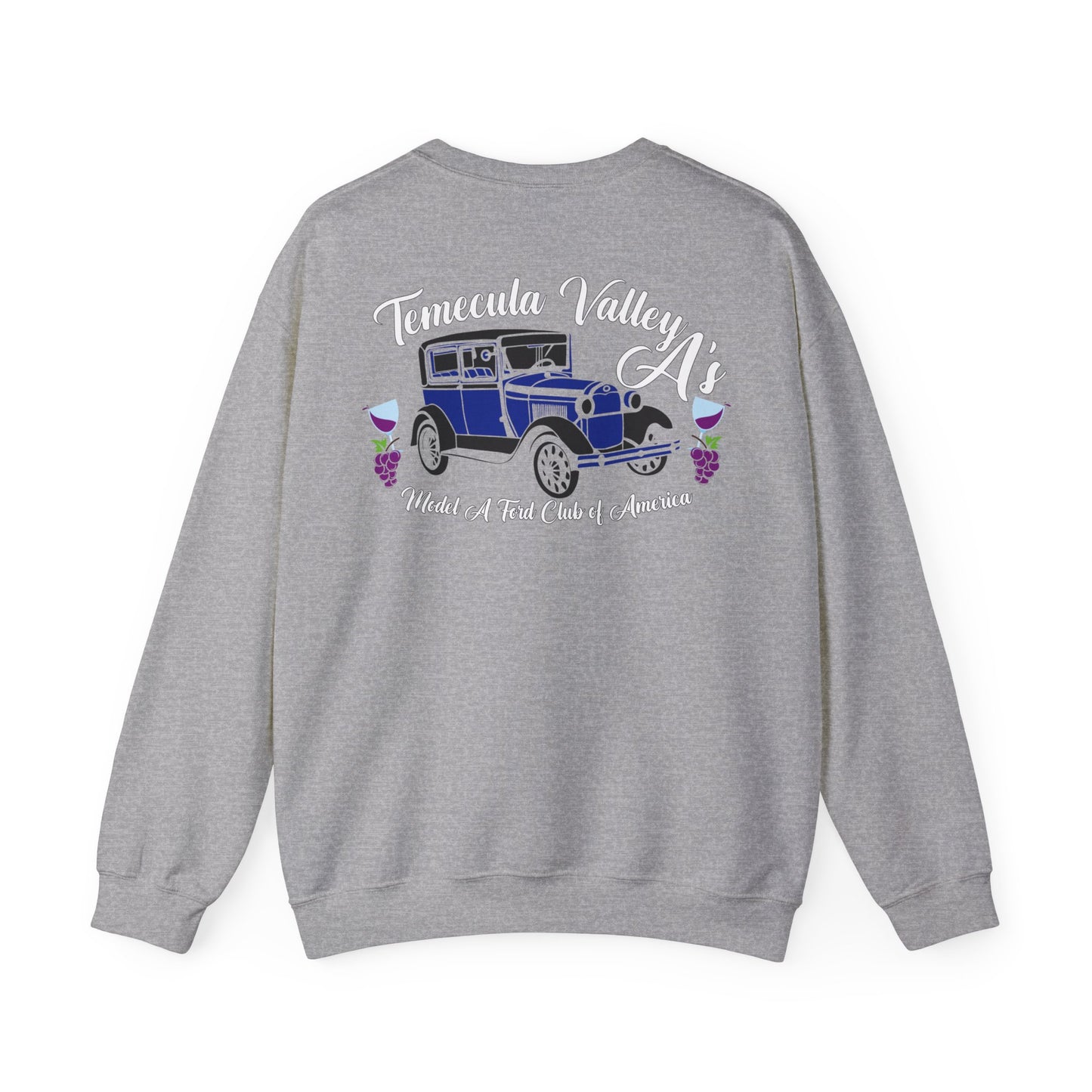 Temecula Valley A's (front and back print) Unisex Heavy Blend™ Crewneck Sweatshirt