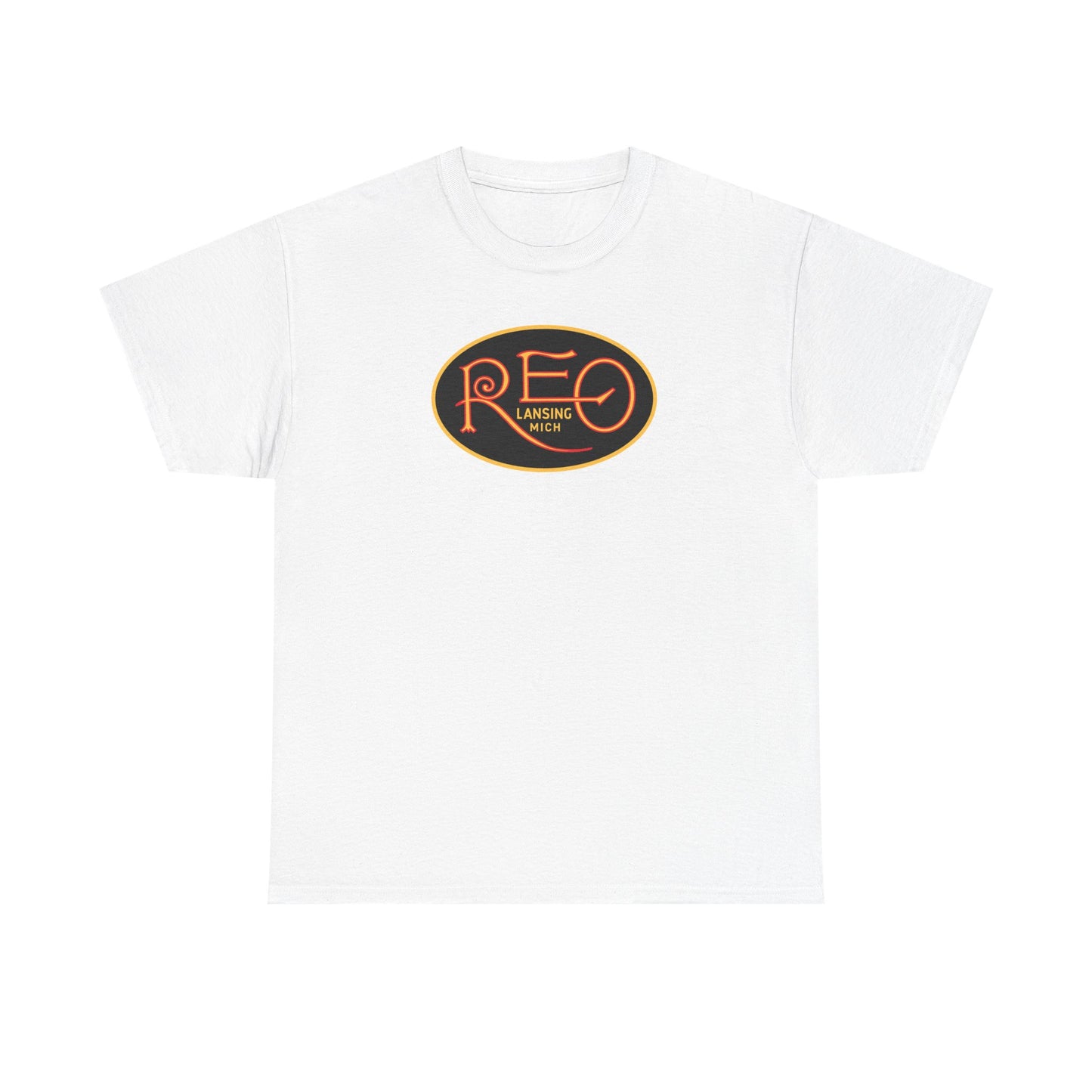 REO Logo T‑Shirt — Vintage Oval Graphic Tee