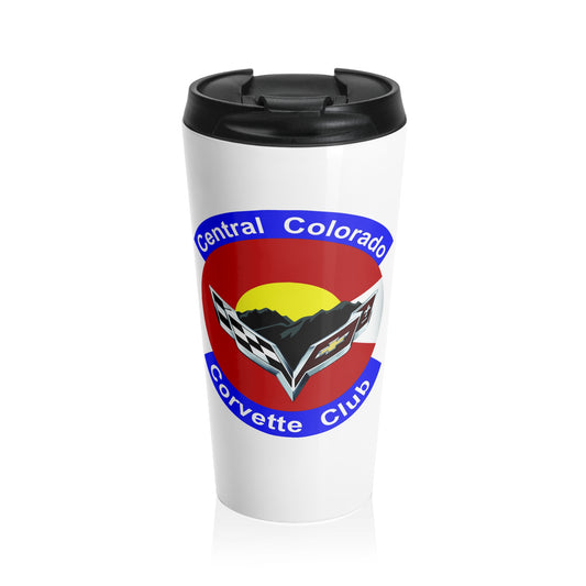 Central Colorado Corvette Club Stainless Steel Travel Mug