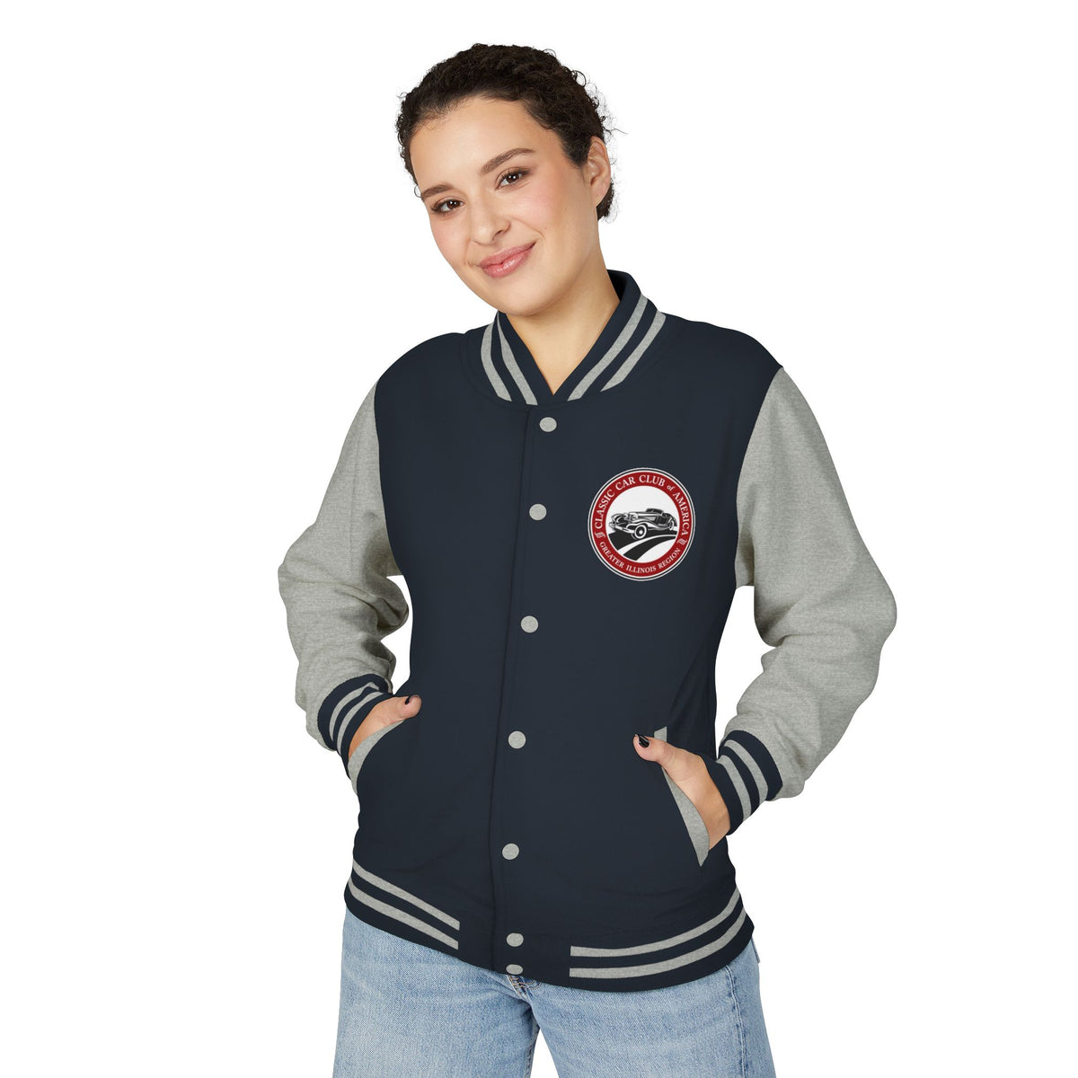 Classic Car Club of America Greater Illinois Region Letterman Jacket - Front and Back Logos