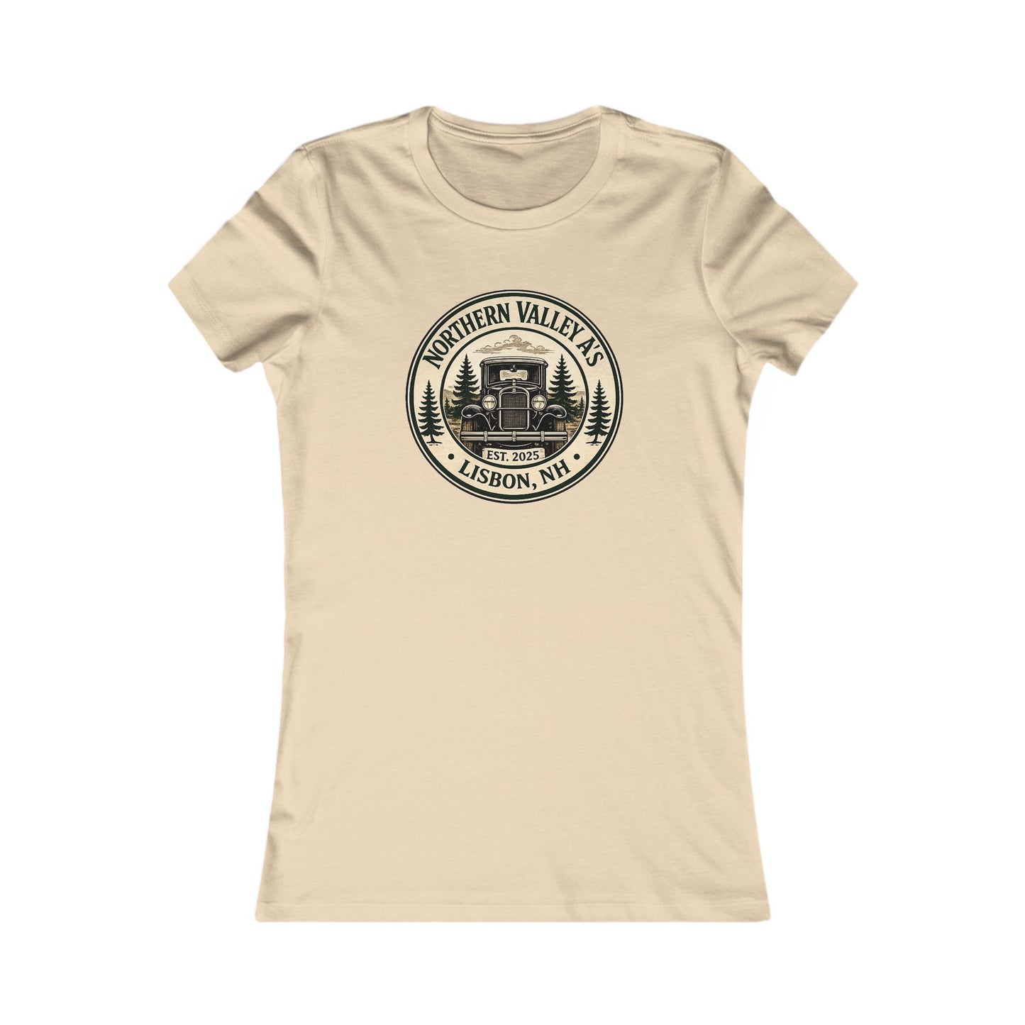 Northern Valley A's Lisbon, NH Women's Favorite Tee - Front and Back Logos