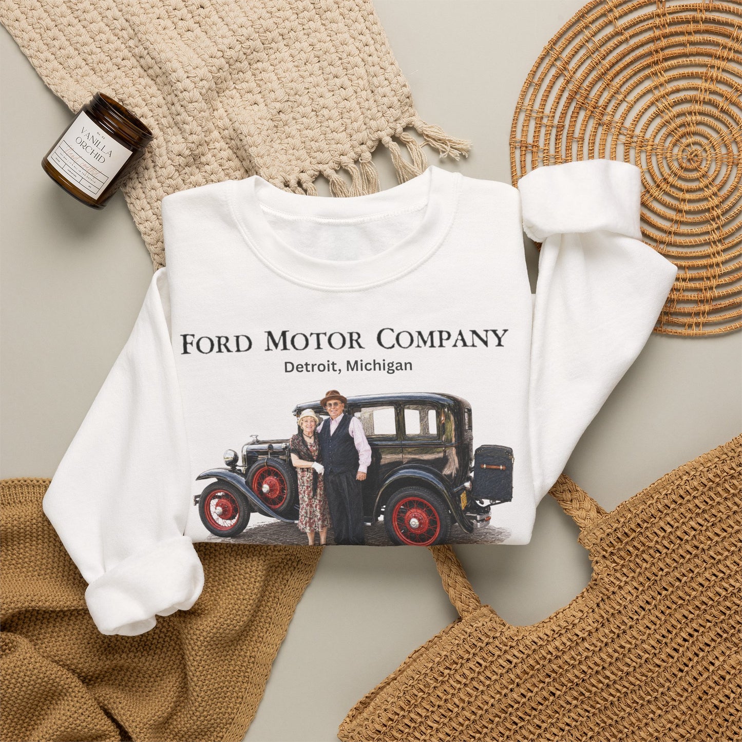 1930 Ford Model A Town Sedan Sweatshirt