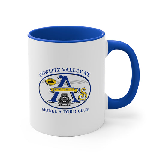 Cowlitz Valley A's Model A Ford Club Logo Coffee Mug (11oz)