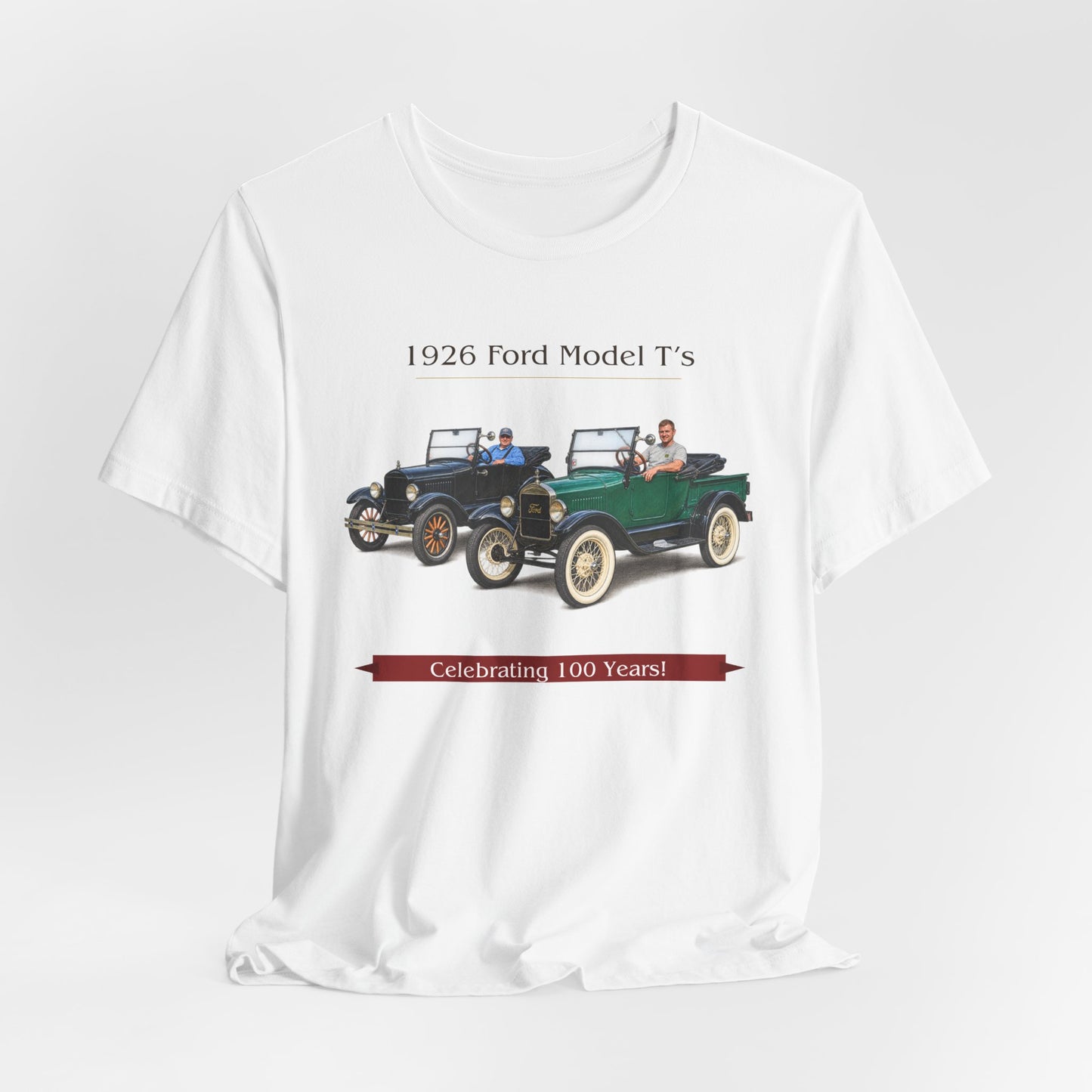 1926 Ford Model T's Tee — Celebrating 100 Years Vintage Car T-Shirt (JoeS)