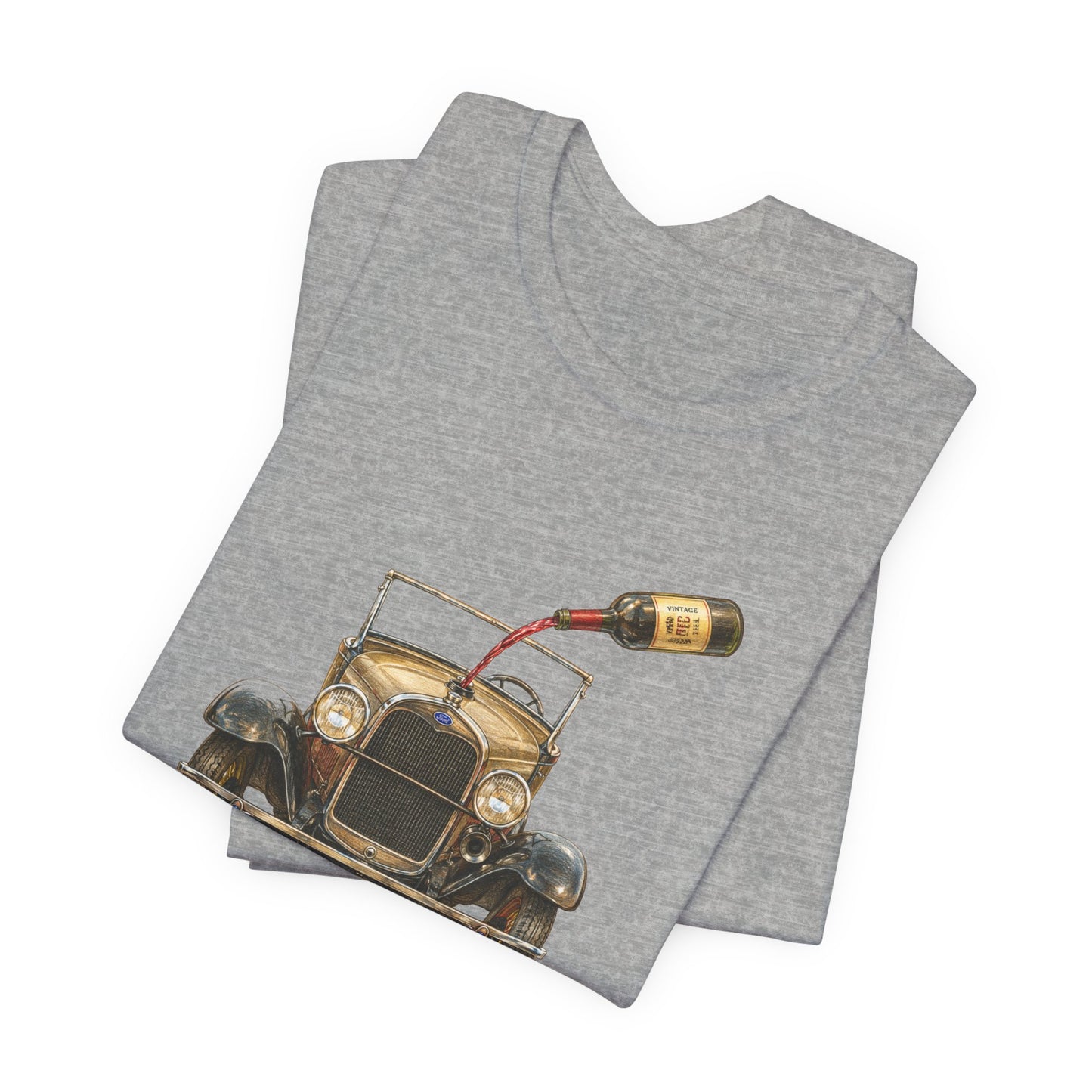 Napa Valley Vintage Car T-Shirt – Wine Pour Graphic Tee