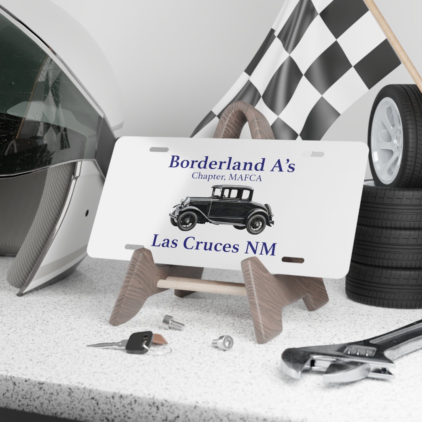 Borderland A’s Las Cruces NM (MAFCA Chapter) — Vintage Car Vanity Plate