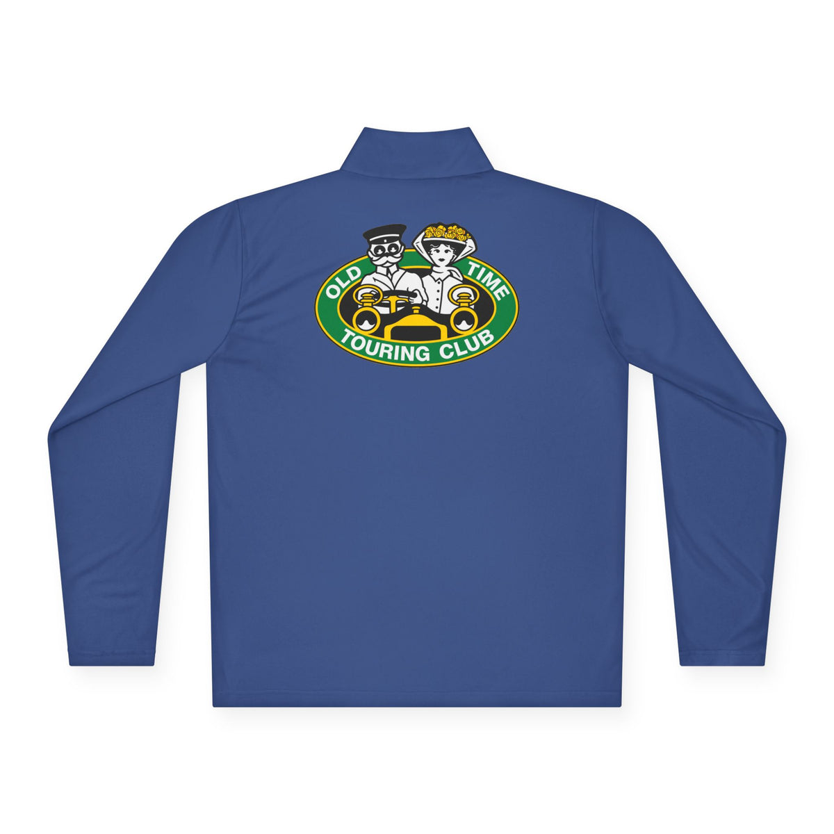 Old Time Touring Club of Pennsylvania Quarter-Zip Pullover - Front and Back Logos