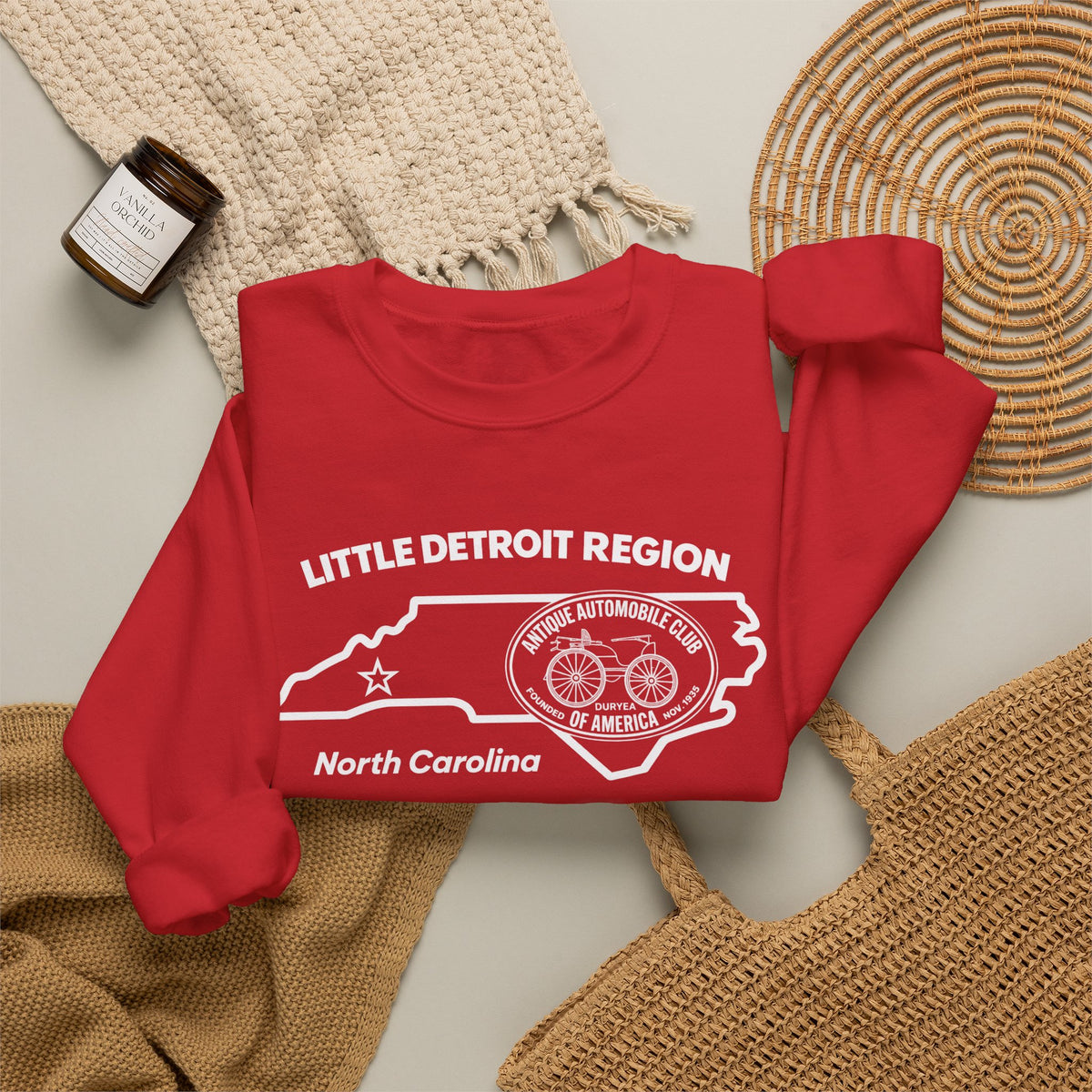 Little Detroit Region North Carolina Unisex Heavy Blend™ Crewneck Sweatshirt
