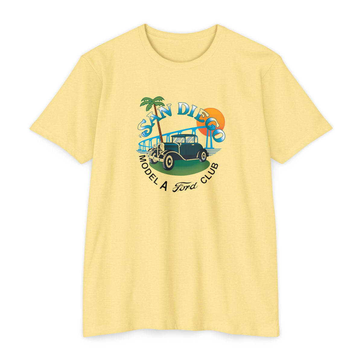San Diego Model A Ford Club T-Shirt — XS to 5XL