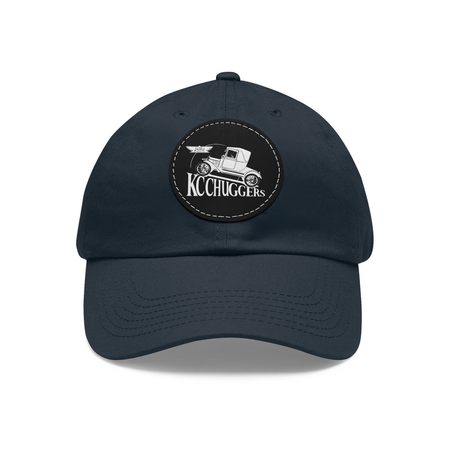 KC Chuggers Dad Hat with Leather Patch (Round)