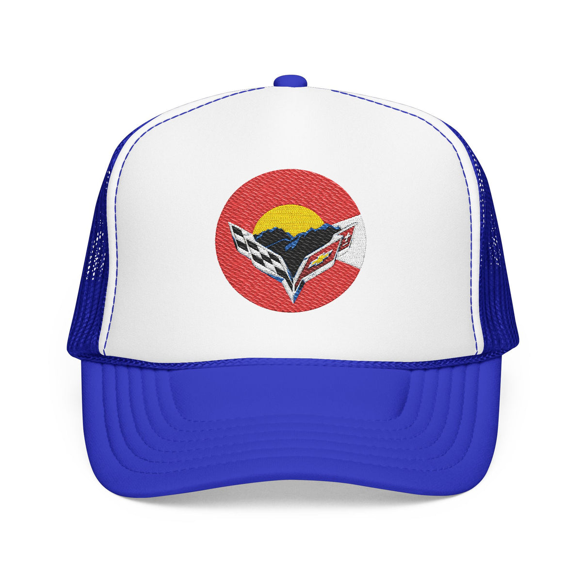 Central Colorado Corvette Club - Embroidered Foam Cap