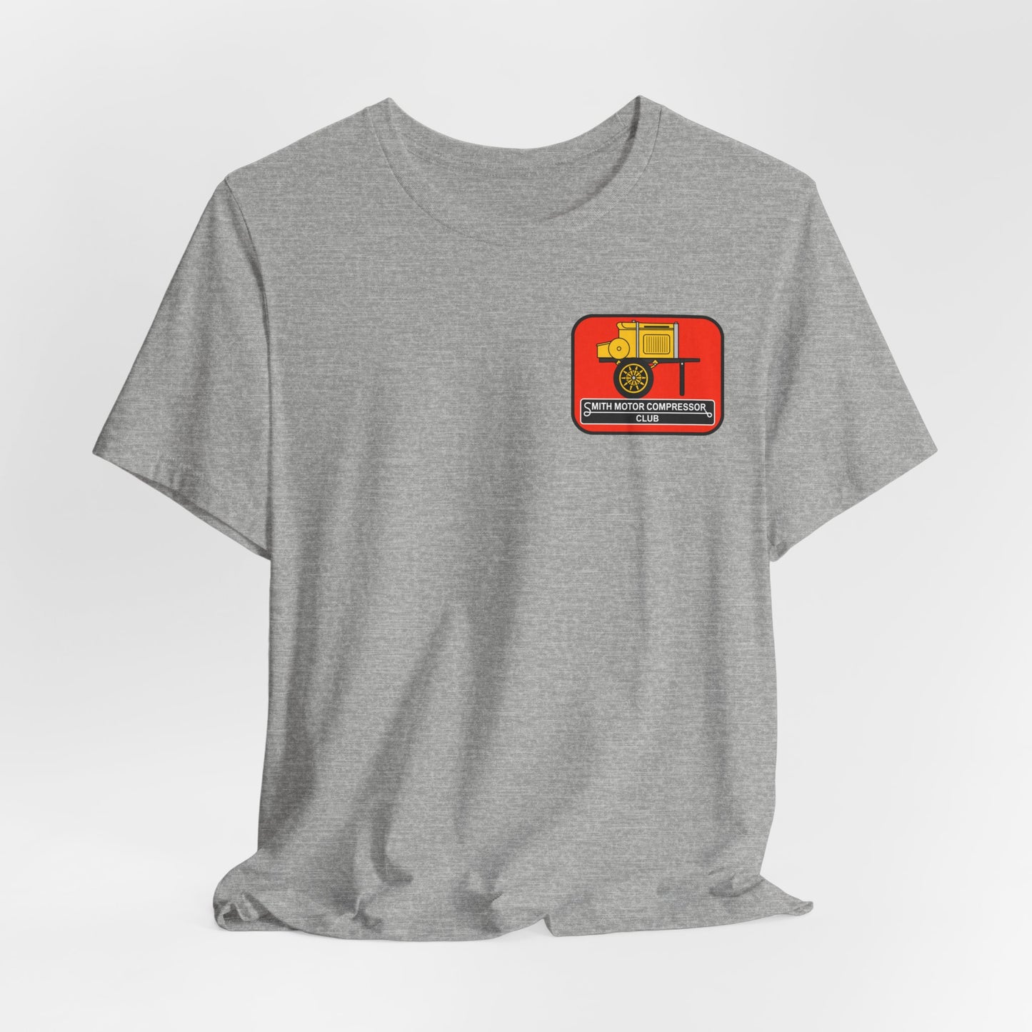 Smith Motor Compressor Club T‑Shirt — Logo on Front and Back