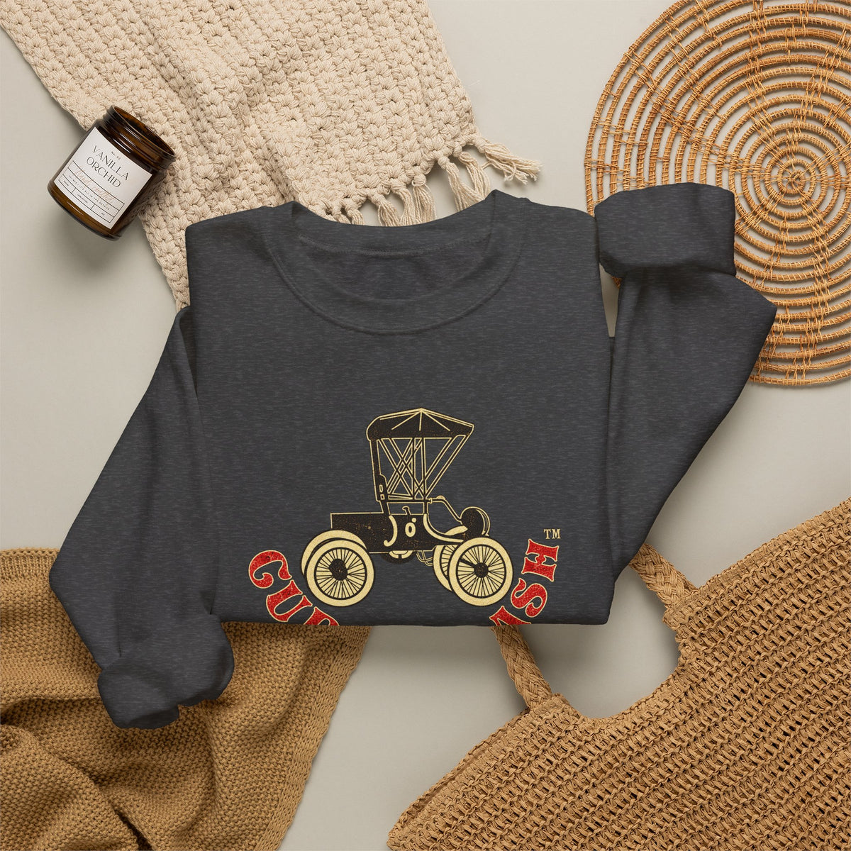 Curved Dash Oldsmobile Club Crewneck Sweatshirt
