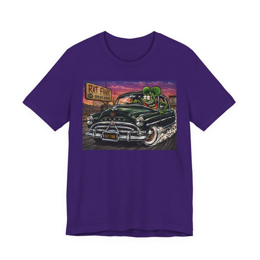 Rat Fink Hudson T‑Shirt — Vintage Kustom Car Graphic Tee