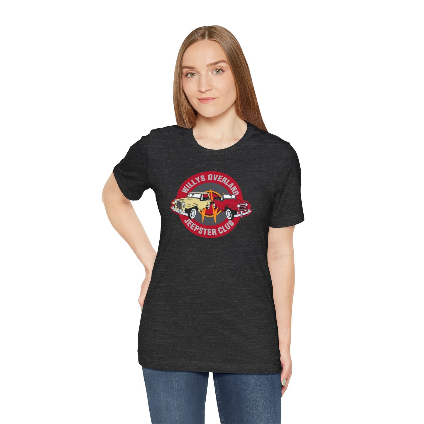 Willys Overland Jeepster Club T-Shirt - Unisex Jersey Short Sleeve Tee