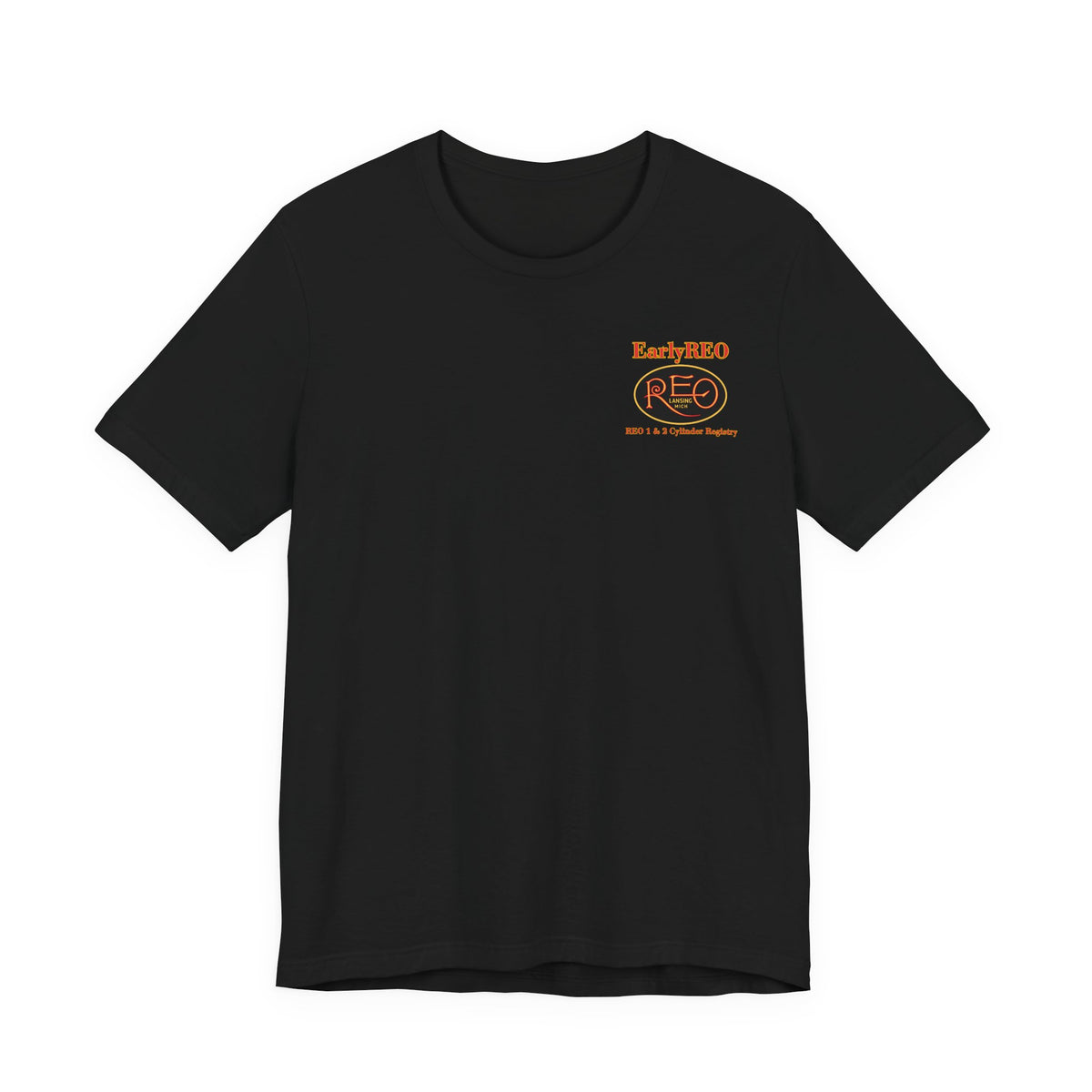 REO Lansing Michigan Mountain Climbers Tee — Unisex Soft Short Sleeve Tee