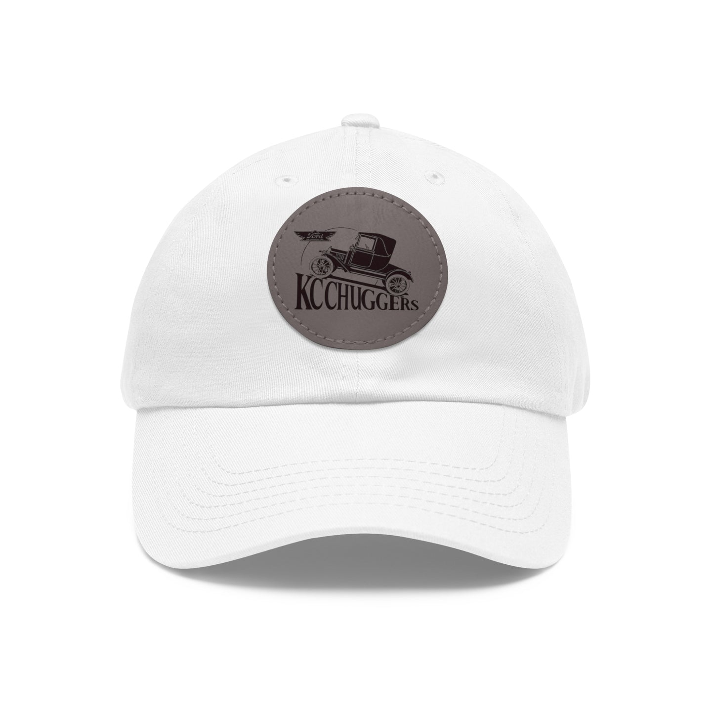 KC Chuggers Dad Hat with Leather Patch (Round)