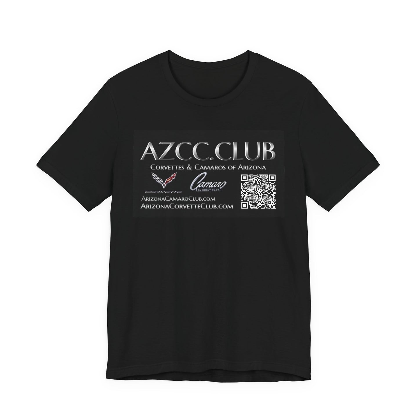 AZCC Club Logo T‑Shirt — Arizona Club Tee with QR Code