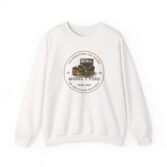 1926 Model T Ford Fordor Crewneck Sweatshirt — Vintage 1908–1927 Classic Car Design