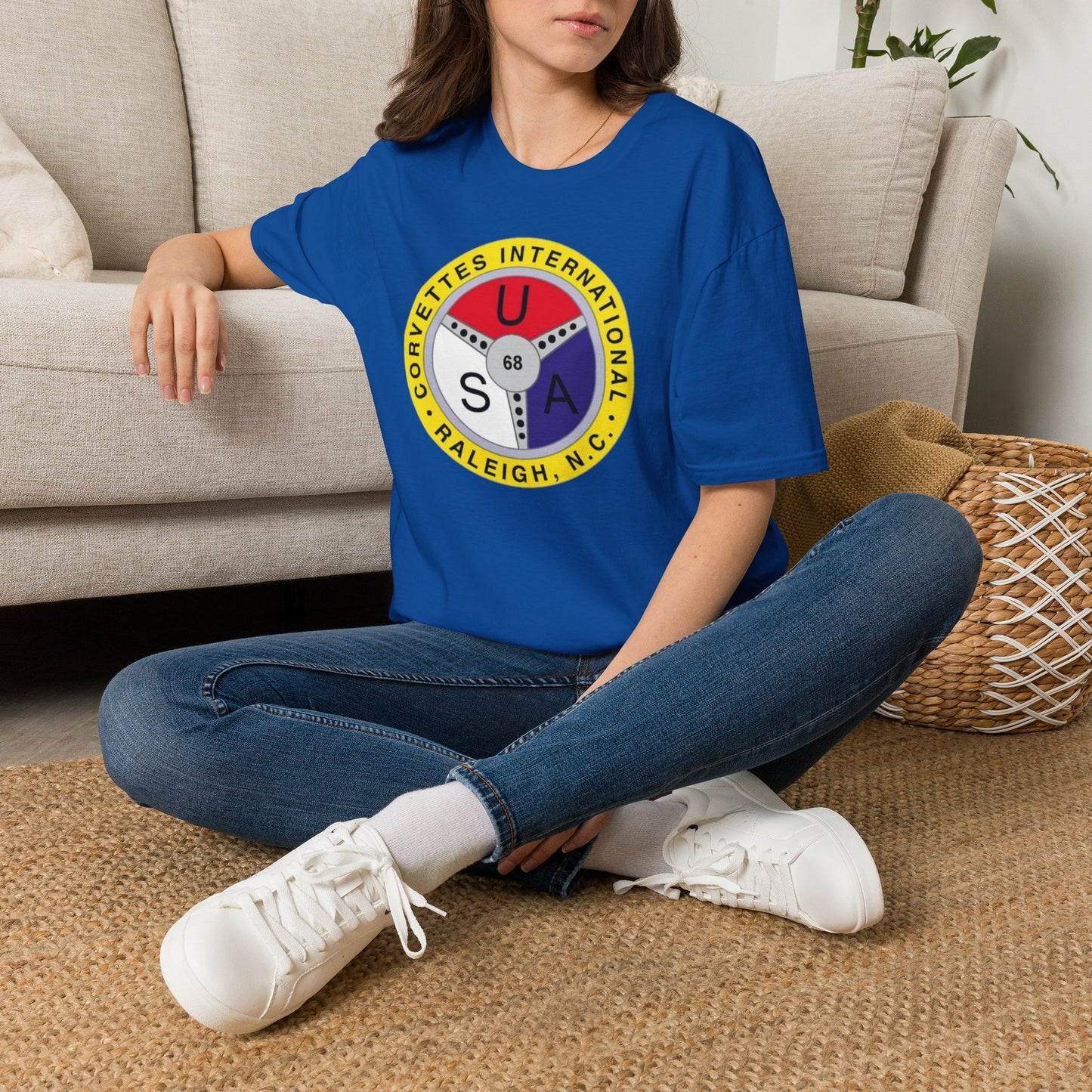 Corvettes International Raleigh NC Logo T-Shirt — Unisex Softstyle T-Shirt