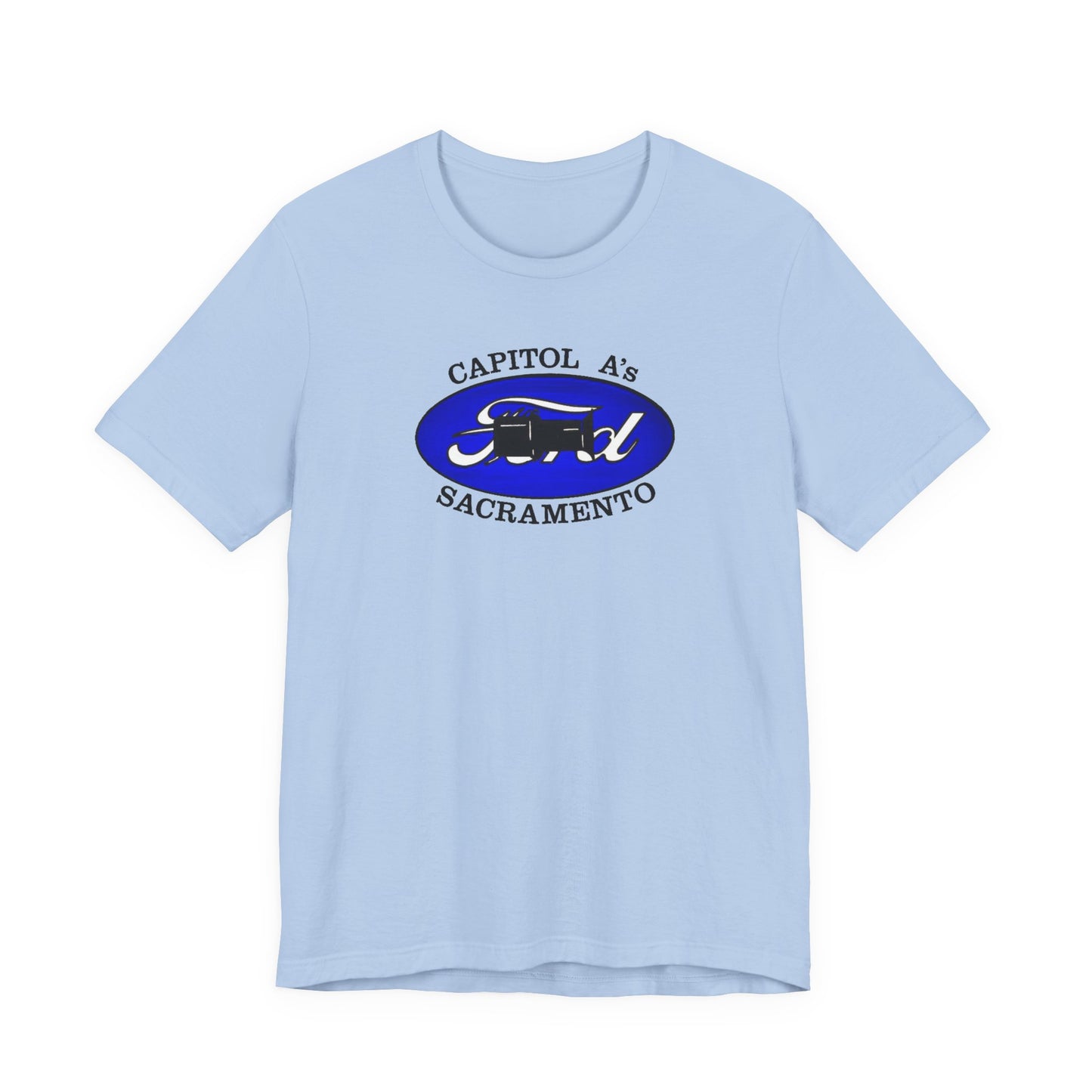 Capitol A's (large front only logo) Unisex Jersey Short Sleeve Tee