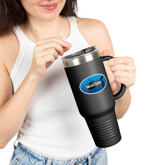 Timeless T Services Insulated Travel Mug - 40oz Coffee Cup