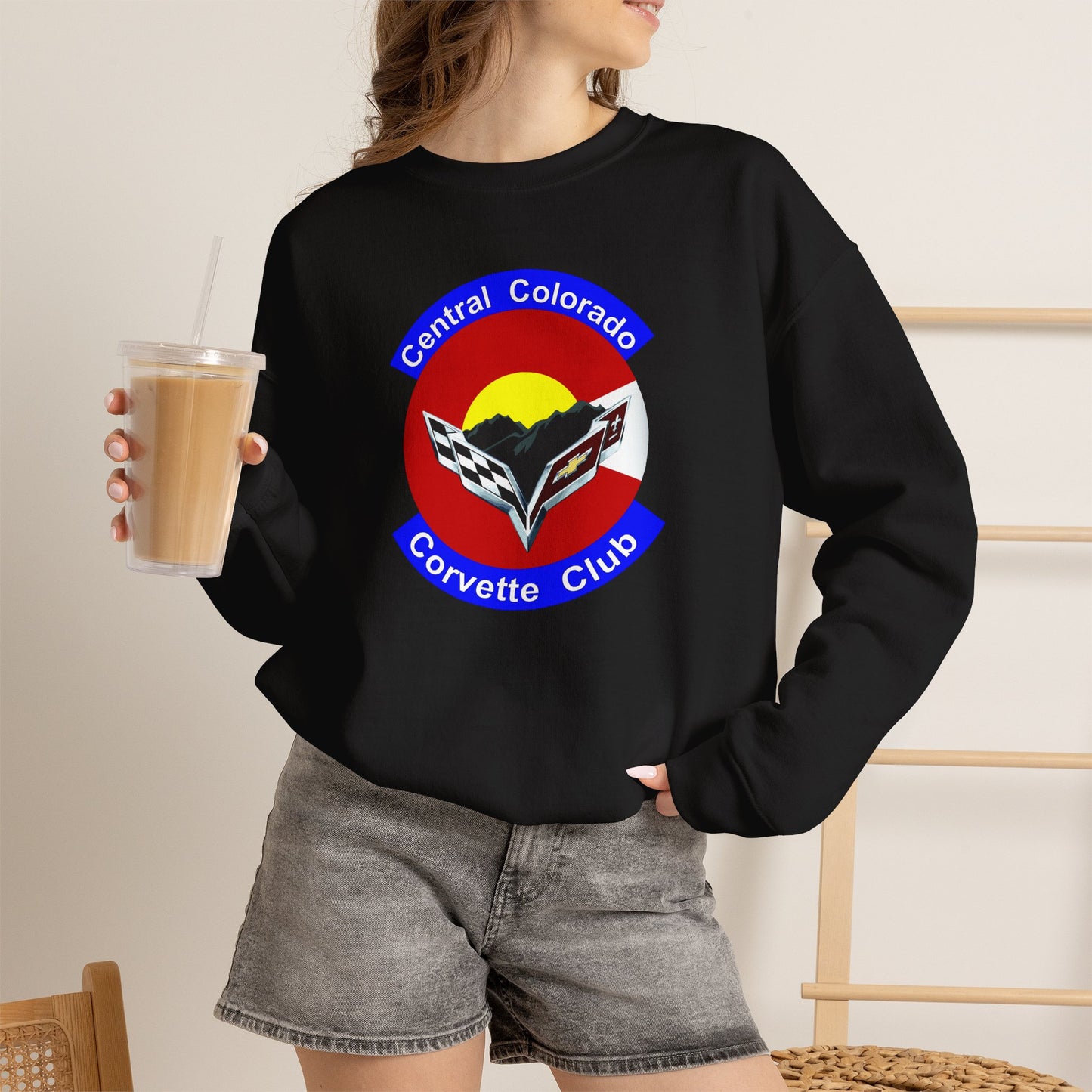 Central Colorado Corvette Club Crewneck Sweatshirt