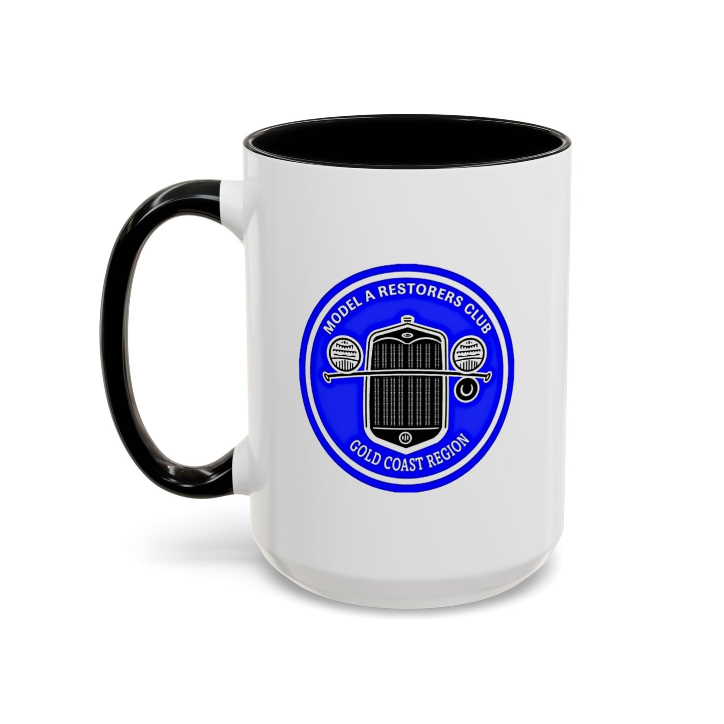 Gold Coast Region Model A Restorers Club Accent Coffee Mug — (11/15 oz)