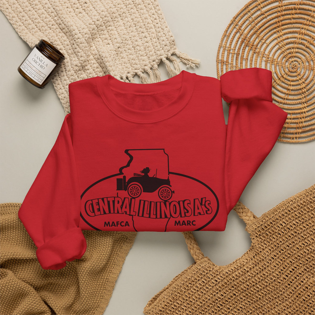 Central Illinois A's Sweatshirt - Unisex Heavy Blend™ Crewneck Sweatshirt
